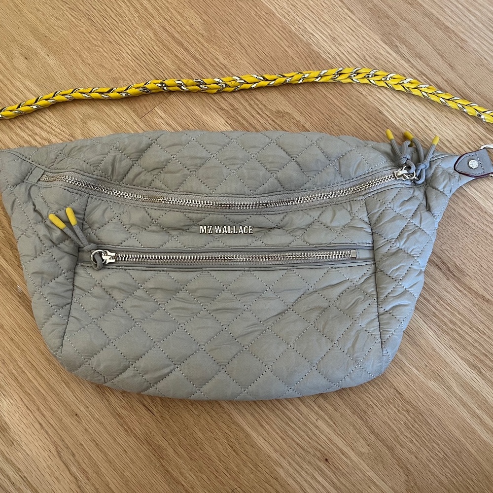 EUC MZ Wallace Crosby Sling Bag - Atmosphere and Yellow